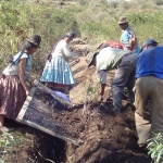 Water committees in Bolivia are responsible for organizing work days when QBL provides funding for the water system and for maintaining the system after QBL leaves.