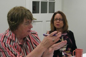 US board members Lois Hackney and Pat Close